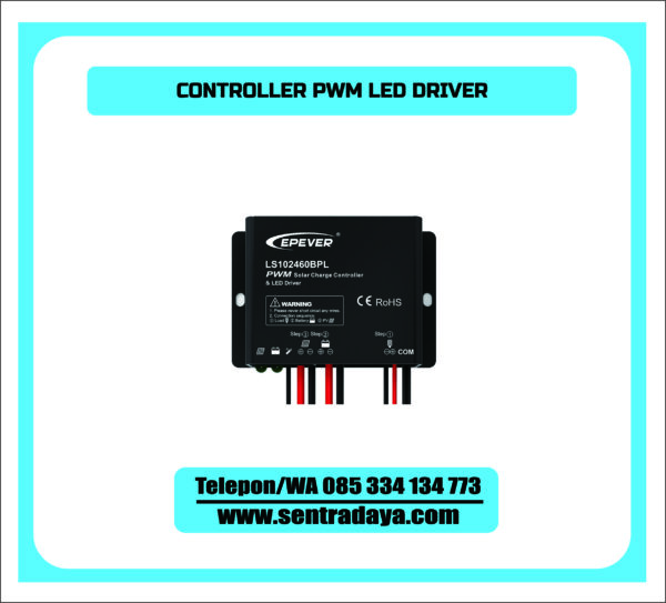 CONTROLER PWM LED DRIVER | BCR PLUS DRIVER PJU TENAGA SURYA EPSOLAR